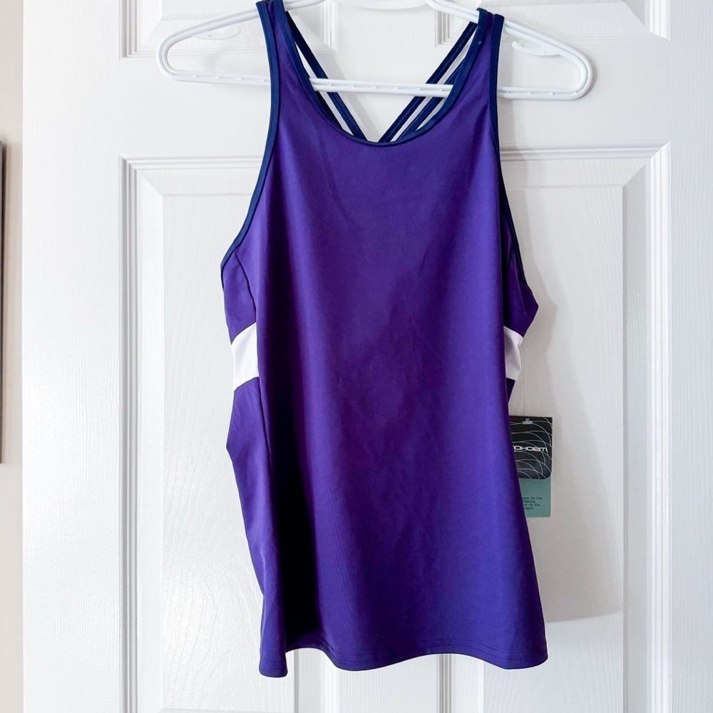 NWT Inphorm Sz M Racer Tank Women's Tennis & Pickleball Performance Top M